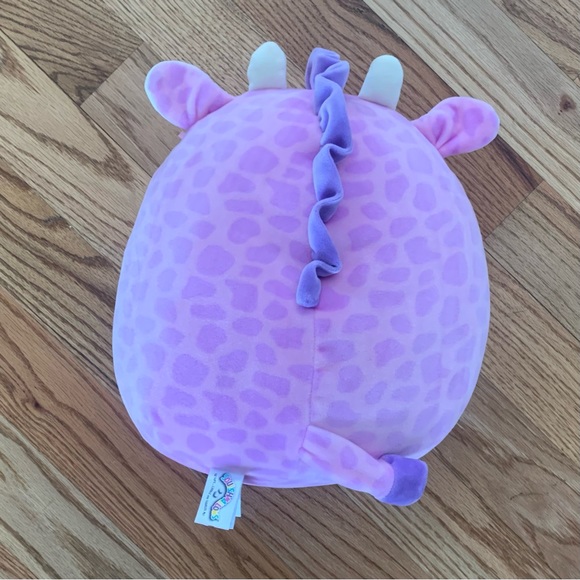 RARE Jazzy the Purple Giraffe Squishmallow Valentine’s Day Squad 11” Red/Pink 18 - Picture 2 of 9